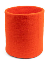 Red felt basket